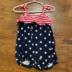 Toddler Fourth of July Romper